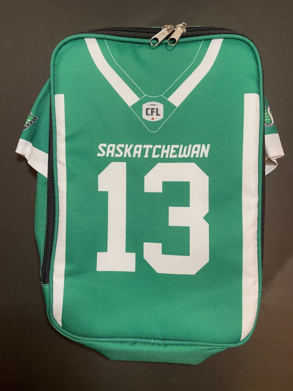ROUGHRIDERS GAINER THE GOPHER #13 Whimsical 3D Jersey Soft Insulated Lunch Kit